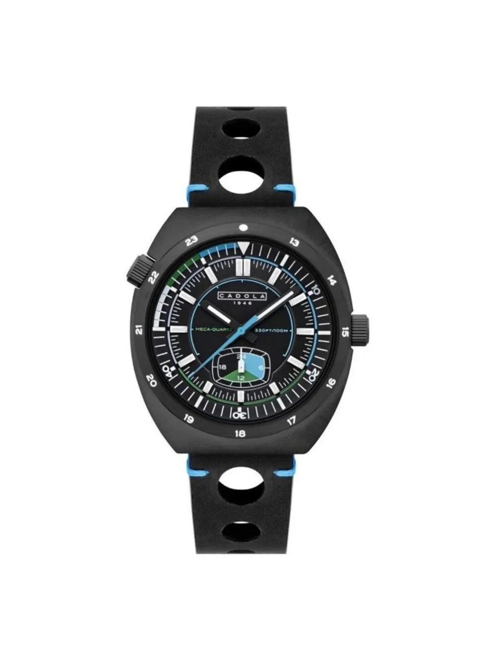 NWT Cadola Giulia Quartz Black Dial Men's Watch